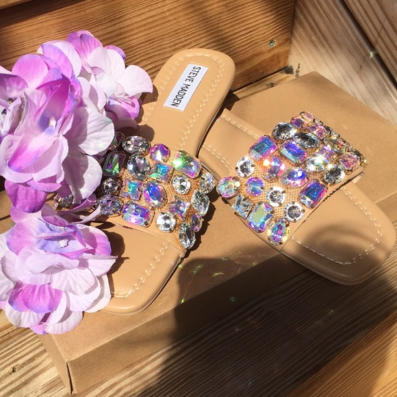 💕HP💎Steve Maddens Beautiful Crystal Stone Sli - Picture 10 of 16